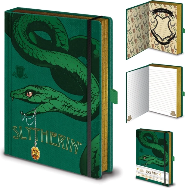 Μπλοκ A5 premium Harry Potter – Σλίθεριν