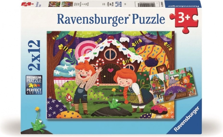 Παζλ Ravensburger Μαγικός κόσμος παραμυθιών 2×12 κομμάτια
