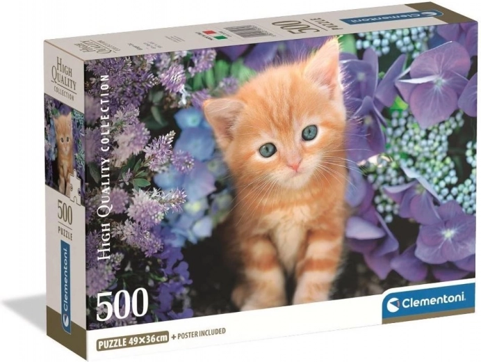 Παζλ Clementoni «Κοκκινομάλλικο γατάκι» 500 κομμάτια