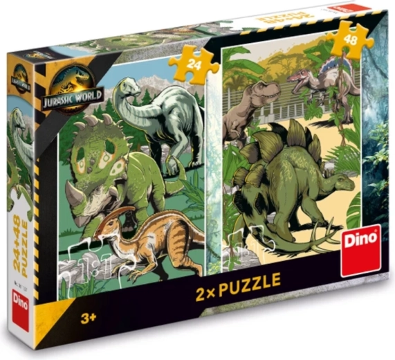 Παιδικά παζλ Jurassic World 24 και 48 κομματιών