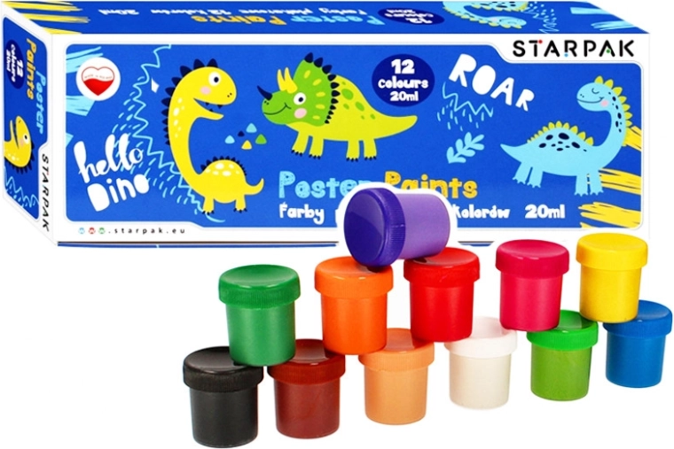 Σετ χρωμάτων dino