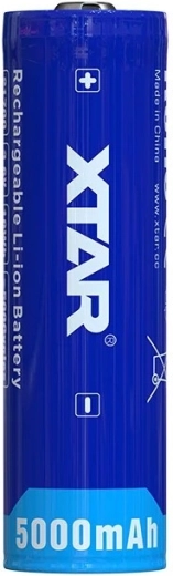 Επαναφορτιζόμενη μπαταρία XTAR INR 21700-50E Li-ion 5000 mAh με προστασία