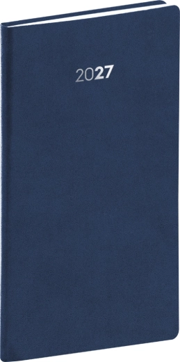 Notique ημερολόγιο τσέπης Balakon 2027 σκούρο μπλε 9 × 15,5 cm