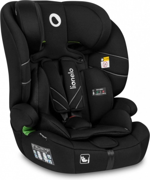 Παιδικό κάθισμα αυτοκινήτου Lionelo Levi One i-Size (76–150 cm) – μαύρο carbon