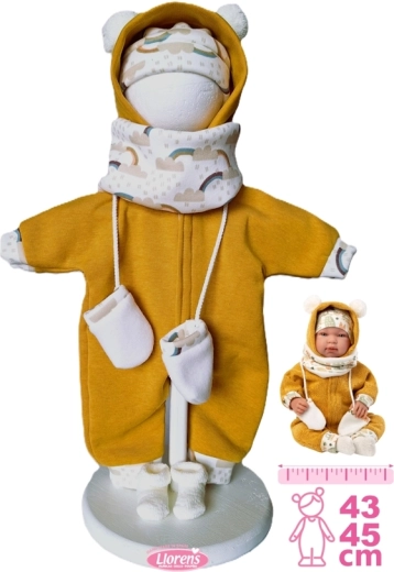 Llorens σετ ρούχων για κούκλα μωρό New Born 43–45 cm