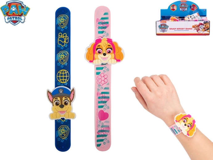 Αυτοτυλιγόμενο σιλικονούχο βραχιόλι PAW PATROL για παιδιά
