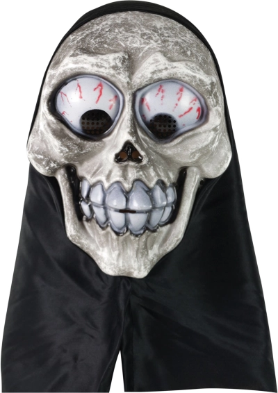 Μάσκα κρανίου με μαντήλι για το Halloween