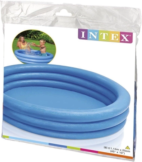 Παιδική φουσκωτή πισίνα Intex Crystal Blue 114 × 25 cm