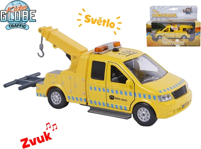 Kids Globe Traffic γερανός οδικής βοήθειας με φώτα και ήχους 16 cm