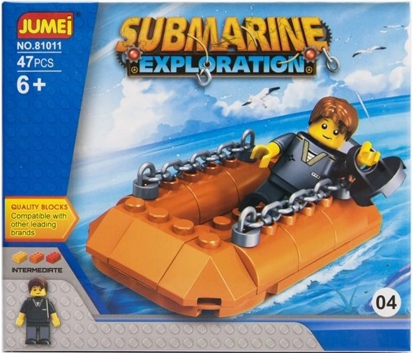 Jumei submarine exploration υποβρύχια εξερεύνηση κατασκευαστικό σετ 47 τεμαχίων - 1 τεμάχιο