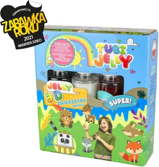 Σετ Tubi Jelly 3 χρώματα – ζωάκια