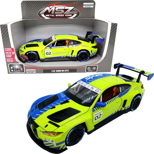 Μεταλλικό μοντέλο BMW M4 GT3 με φώτα και ήχο