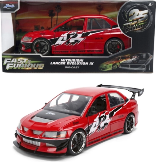 Jada Toys Fast & Furious Mitsubishi Lancer Evolution IX 2006 μεταλλικό μοντέλο 1:24 - 1 τεμάχιο