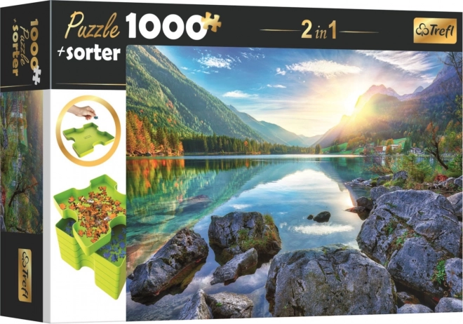 Παζλ με ταξινομητή 2-σε-1 Λίμνη Hintersee, Γερμανία 1000 κομμάτια