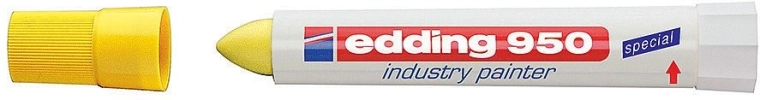 Βιομηχανικός μαρκαδόρος πάστας Edding 950 – κίτρινος μαρκαδόρος πάστας