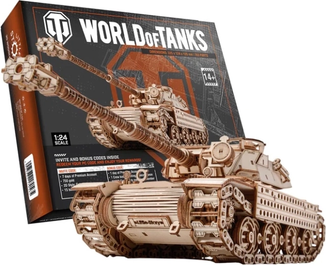Ξύλινο 3D παζλ World of Tanks Bat.-Chatillon Bourrasque