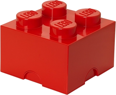 LEGO κουτί αποθήκευσης 2x2 – κόκκινο