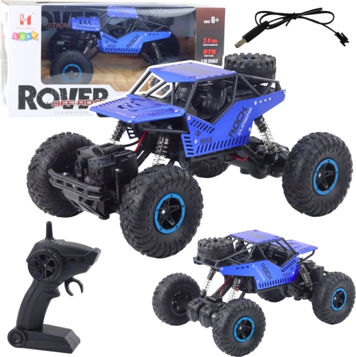 Τηλεκατευθυνόμενο off-road αυτοκίνητο RC 2,4 GHz 1:16 μπλε