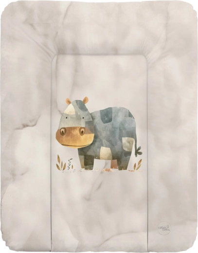 Ceba Baby μαλακή αλλαξιέρα Basic Cosy Hippo 50 × 70 cm