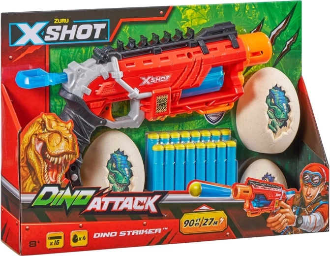 X-Shot Dino Attack Dino Striker παιδικό πιστόλι για αφρώδη βελάκια
