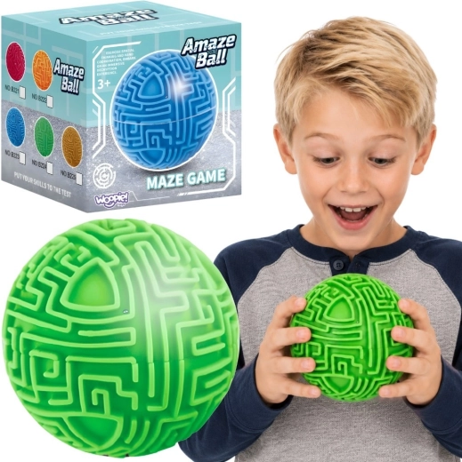 Woopie amaze ball – πράσινη 3D λαβυρινθική μπάλα
