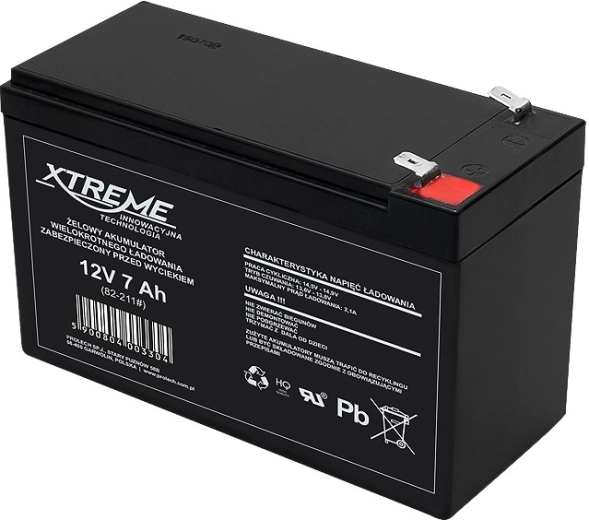 Συσσωρευτής gel 12 V 7 Ah XTREME