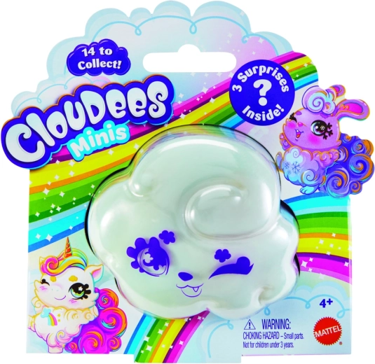 Mattel Cloudees minis μίνι ζωάκι σε συννεφάκι με έκπληξη - 1 τεμάχιο