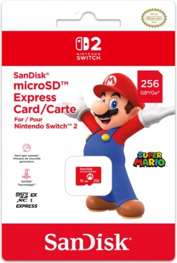 Κάρτα MicroSD Express 256 GB για Nintendo Switch 2 από τη SanDisk