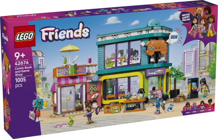 LEGO Friends κατάστημα κόμικ και παιχνιδιών