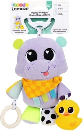 Κρεμαστό παιχνίδι Lamaze Hippo Hayley με κλιπ
