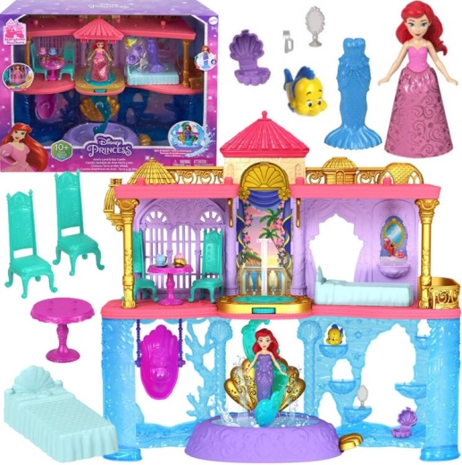 Disney Πριγκίπισσα Ariel – παλάτι στη στεριά και κάτω από τη θάλασσα