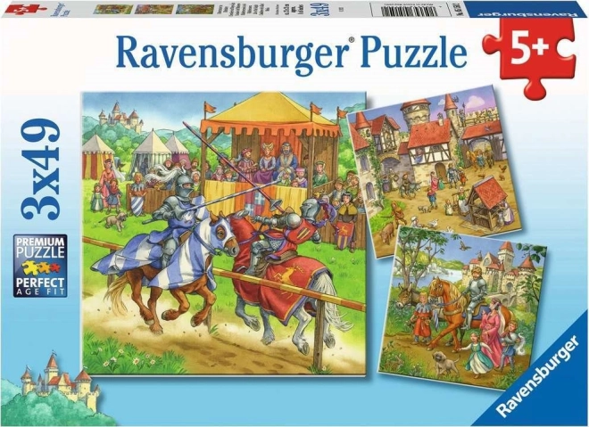 Παζλ Ravensburger Ιπποτικό τουρνουά 3×49 κομμάτια