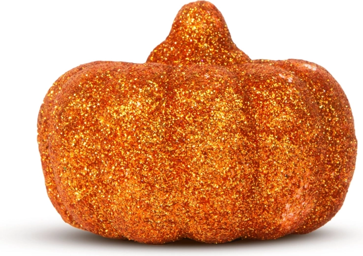 Αστραφτερή διακοσμητική κολοκύθα για το Halloween, 5,2 cm, 4 τεμ.