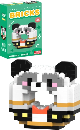 Κατασκευαστικό σετ Donut Panda (170 κομμάτια) - 1 τεμάχιο