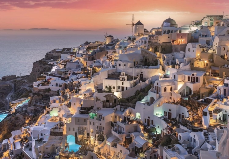 Παζλ Αποχρώσεις της Σαντορίνης 1000 κομμάτια