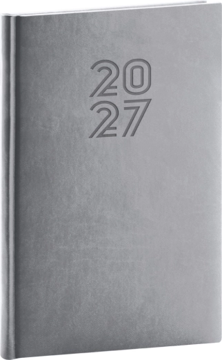 Notique εβδομαδιαίο ημερολόγιο Aprint 2027 γκρι 15 × 21 cm