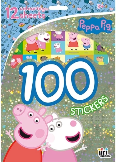 Αυτοκόλλητα και ζωγραφιές για χρωμάτισμα Peppa Pig – 100 αυτοκόλλητα
