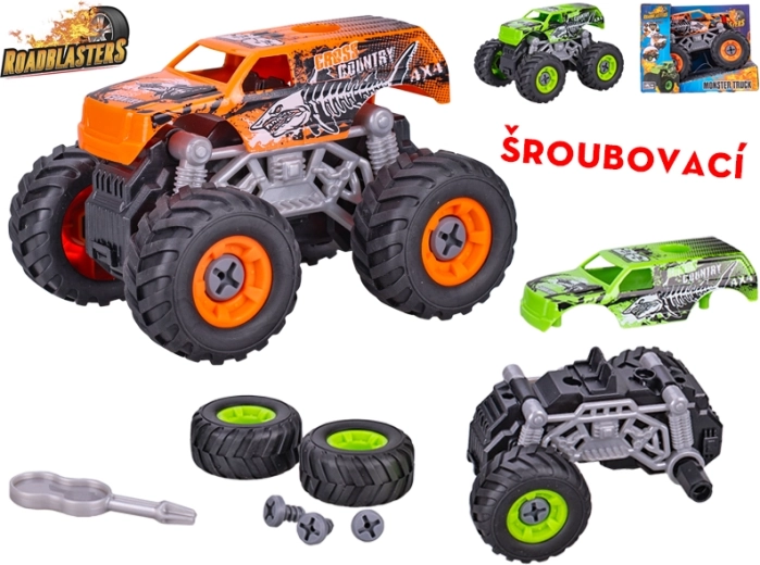 Βιδωτό monster truck με μηχανισμό αδράνειας ROADBLASTERS 12 cm