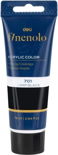 Ακρυλικό χρώμα 75 ml – μαύρο