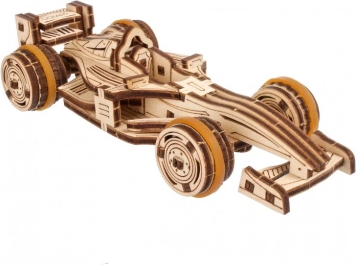 Ugears Compact racer – 3D ξύλινο μηχανικό παζλ φόρμουλας