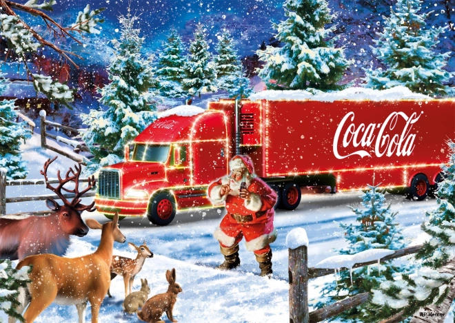 Παζλ Χριστουγεννιάτικο Φορτηγό Coca‑Cola 1000 Κομμάτια