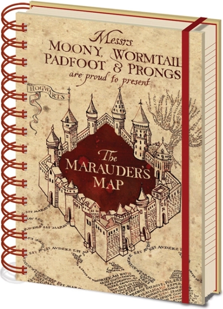 Μπλοκ A5 με σπιράλ Harry Potter