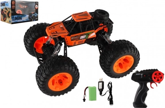 RC αυτοκίνητο off-road 2,4 GHz πλαστικό 32 cm με επαναφορτιζόμενη μπαταρία – Πορτοκαλί