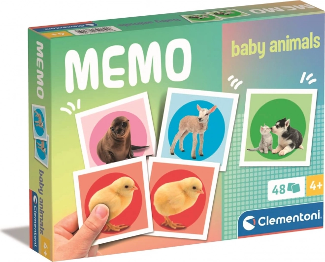 Παιχνίδι μνήμης (Pexeso) ζωάκια μωρά CLEMENTONI