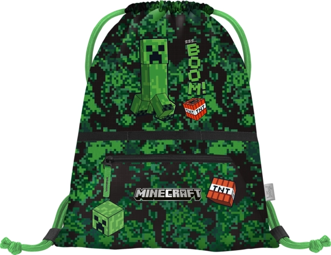 BAAGL Σακίδιο με τσέπη Minecraft Boom