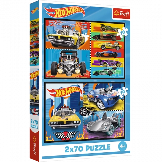 Παζλ 2x70 Αυτοκίνητα Hot Wheels