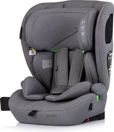 Κάθισμα αυτοκινήτου CHIPOLINO Tycoon i-Size 76–150 cm με ISOFIX, γκρι