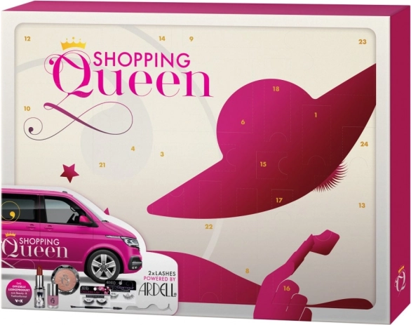 Αντάβεντ ημερολόγιο SHOPPING QUEEN με καλλυντικά και τεχνητές βλεφαρίδες ARDELL