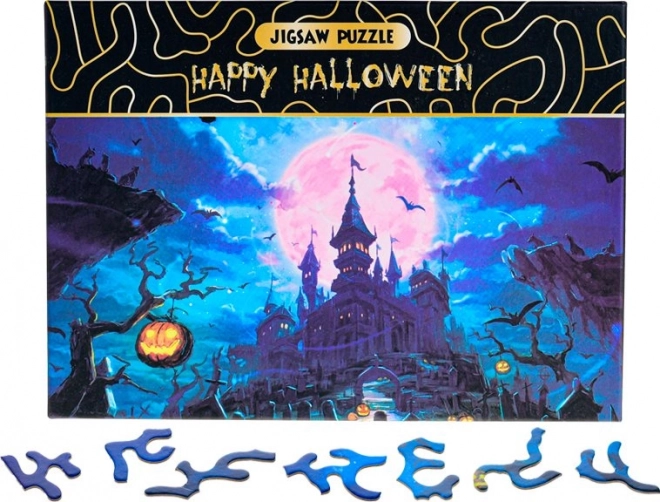 Παζλ Happy Halloween – στοιχειωμένο κάστρο 468 κομμάτια
