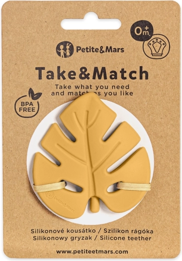Petite&Mars σιλικονούχο μασητικό Take&Match intense ochre